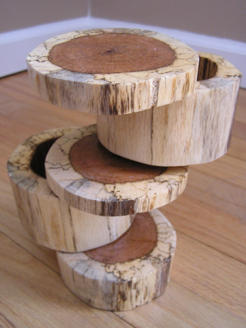 Box - Round - Spalted - Oak - Item 105 - SOLD