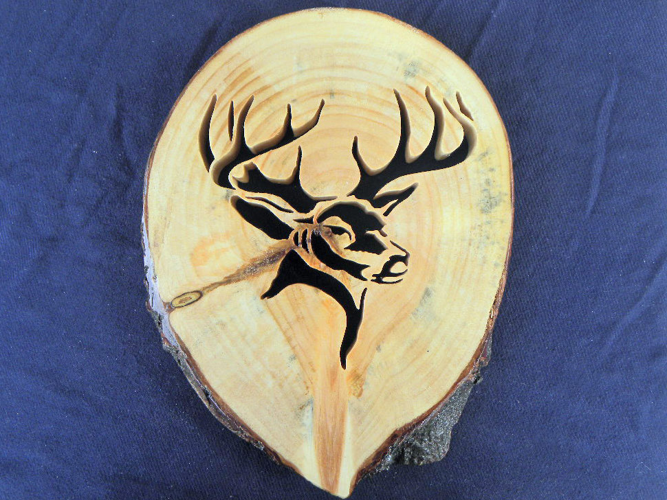Deer- Buck � Scrolled - Pine � Item 234
