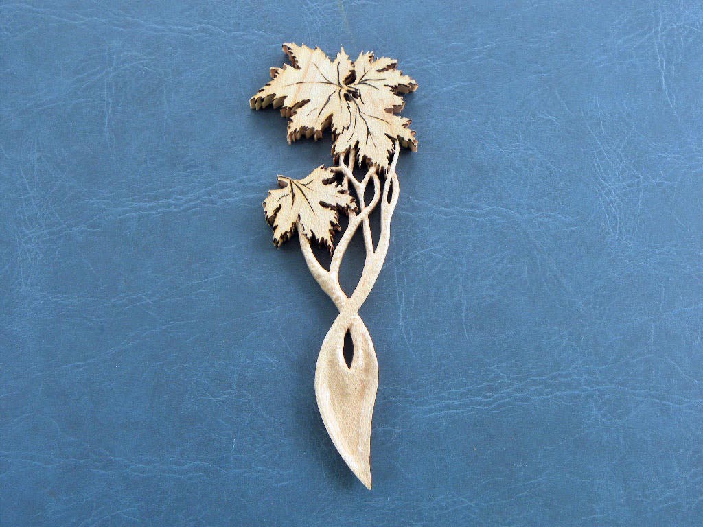 Leaves - Sycamore - Scrolled & Burnt - Item 317