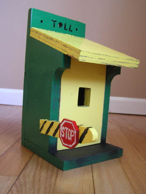 Toll Booth - Plywood - Item 58 - SOLD
