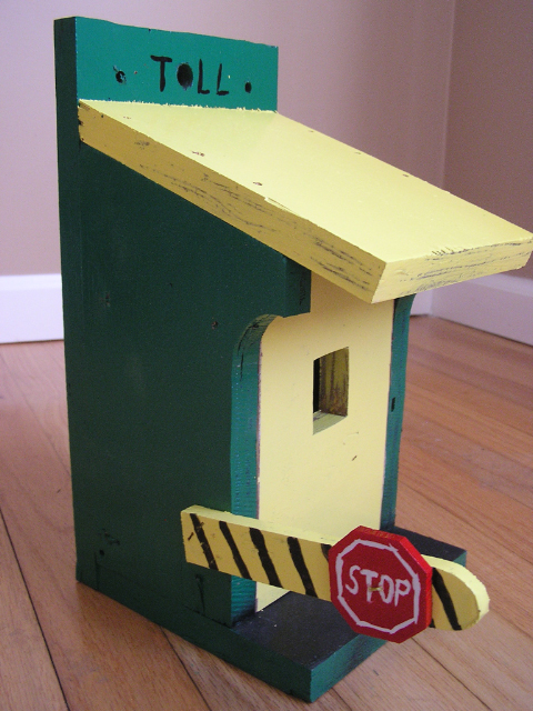 Toll Booth - Plywood - Item 59 - SOLD