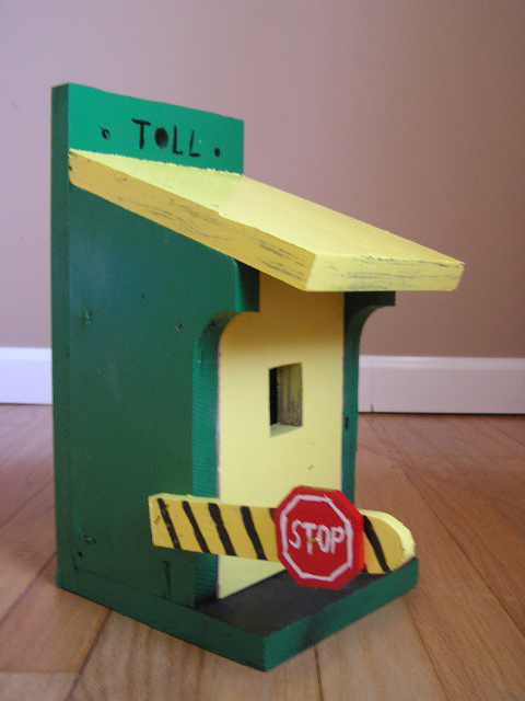 Toll Booth - Plywood - Item 60 - SOLD