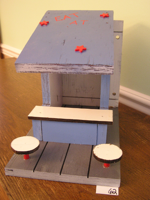 Bird Feeder Personalized � Plywood � Item 62 - SOLD