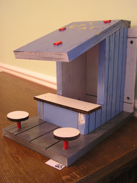 Bird Feeder Personalized � Plywood  � Item 65 - SOLD