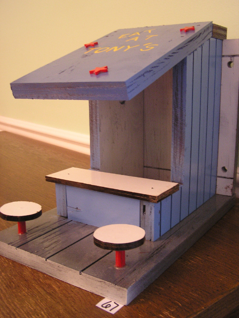 Bird Feeder � Plywood  � Item 67 - SOLD