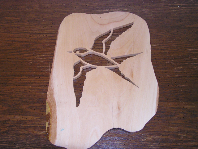 Bird - Lark - Scrolled - Sycamore - Item AAA