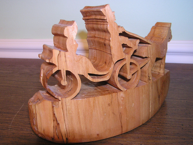 Horse & Carriage w/ Woman Rider - Willow - Item HHH - SOLD