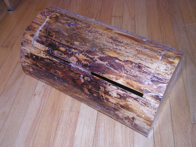 Box - Large - Flat Bottom w/ Push Open Lid � Pine - Item MMM