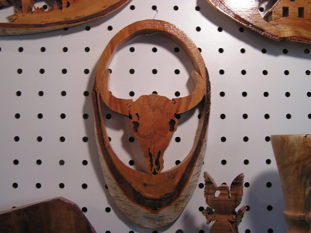 Longhorn Steer Skull - Birch - Item U - SOLD