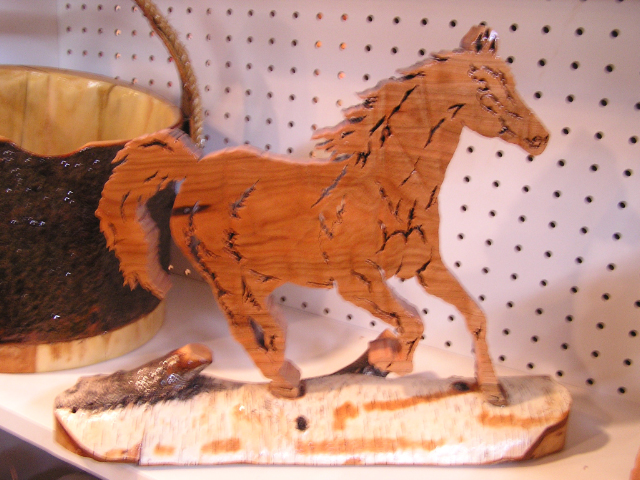 Horse - Prancing - Maple & Birch - Item ZZZ
